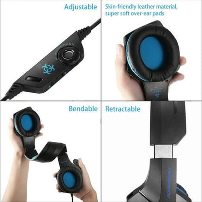 Dragon Stereo LED Gaming Headset with Microphone